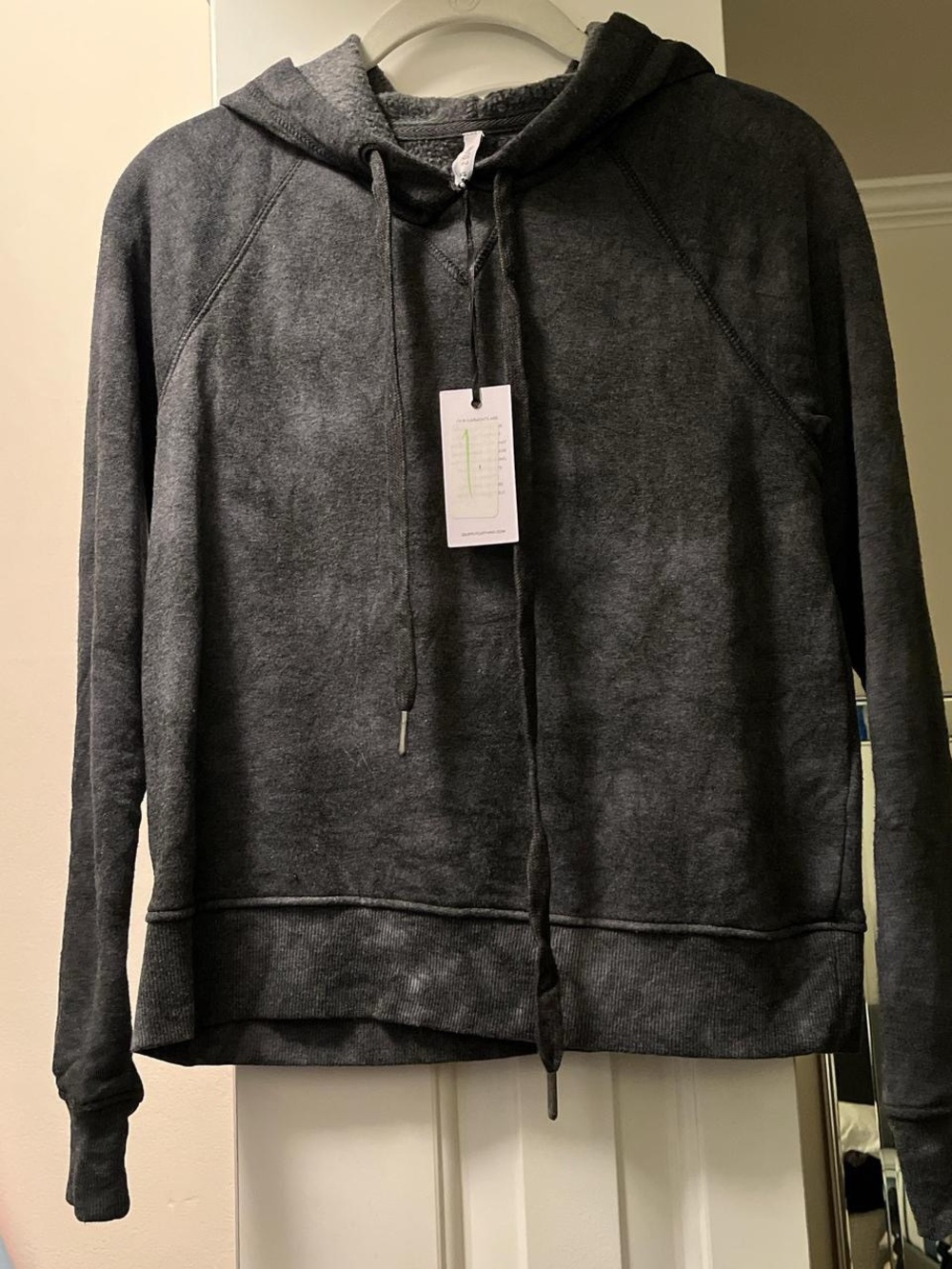 NWT Z supply black Tie dye hoodie